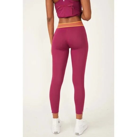 New FP Movement Endurance Mid-Rise Aubergine Run Tight Leggings NWT Small - Picture 8 of 16